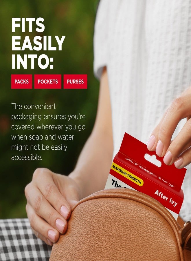 After Bite After Ivy Relief & Treatment Wipes - Fast Itch Relief for Poison Ivy, Oak & Sumac - 32 Count Portable Wipes for Outdoor Adventures - Image 5